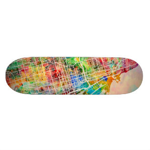 Karta för Toronto stadsgata Skateboard Bräda 20,5 Cm