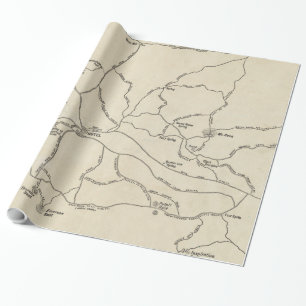 Karta för vintagemonteringsMonadnock slinga (1910 Presentpapper