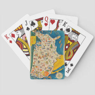 Karta för vintageUSA mat Casinokort