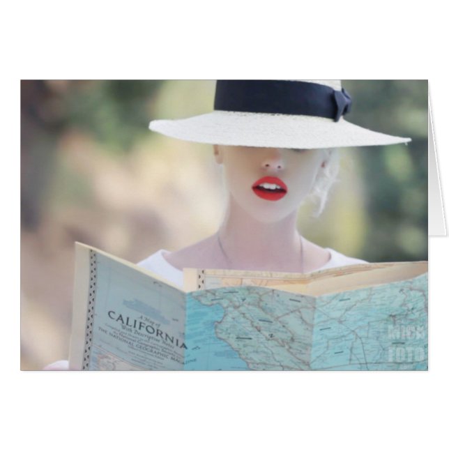 Karta Hälsningskort (Framsidan Horizontal)