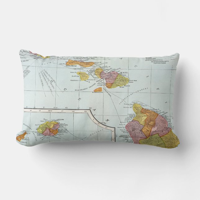 Karta: Hawaii 1905 Lumbarkudde (Framsida)