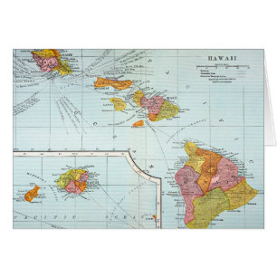 Karta: Hawaii 1905 OBS Kort