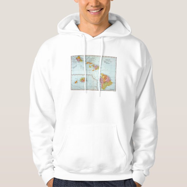 Karta: Hawaii 1905 Sweatshirt Med Luva (Framsida)