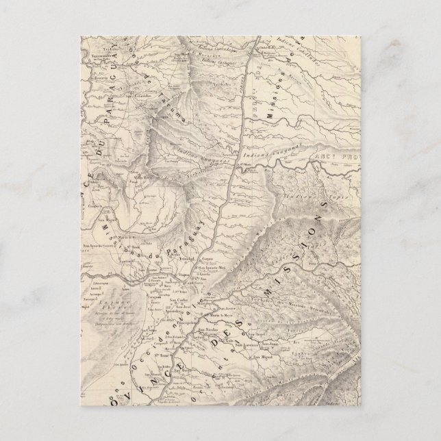 Karta hist, Prov Uppdrag, Jesuit institution Vykort (Framsida)