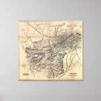 Karta i Afghanistan (1879)