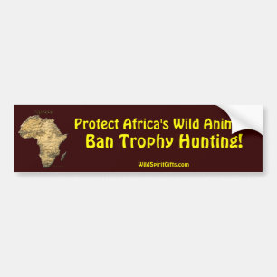 Karta i AFRIKA-serien Bildekal