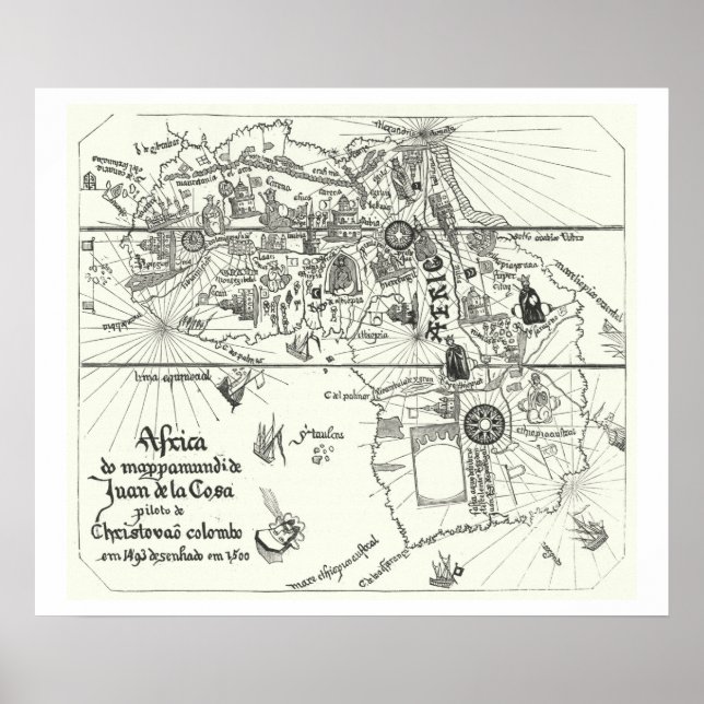 KARTA i AFRIKAN | 1500 Poster (Framsidan)