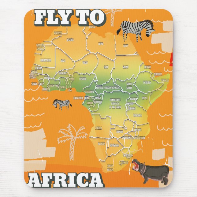KARTA i AFRIKAN Musmatta (Framsidan)