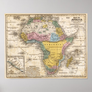 KARTA i AFRIKAN Poster