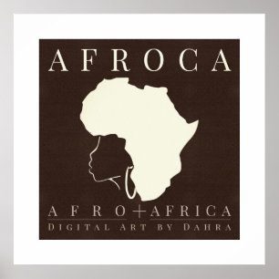 KARTA i AFRIKAN Poster