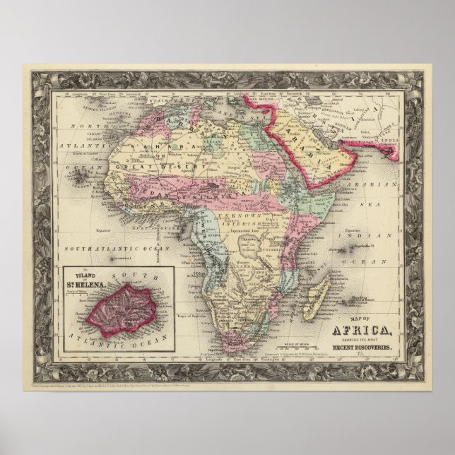 KARTA i AFRIKAN Poster (Framsidan)