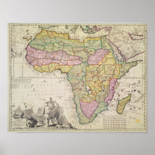 KARTA i AFRIKAN Poster