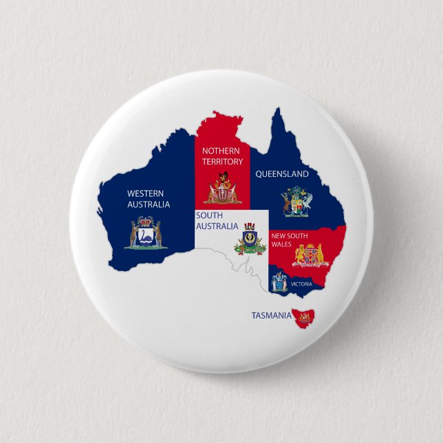 Karta i Australien Knapp (Framsida)
