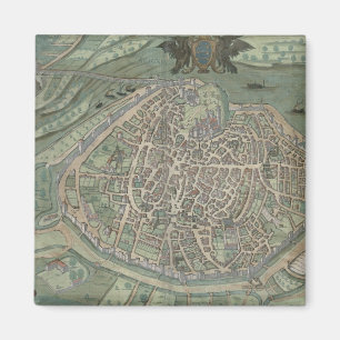 Karta i Avignon, från "Civitates Orbis Terrarum" a Magnet