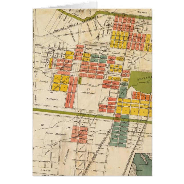 Karta i Berkeley Hälsningskort (Framsidan)