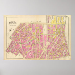 Karta i Boston 28 Poster