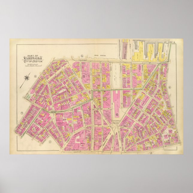 Karta i Boston 28 Poster (Framsidan)