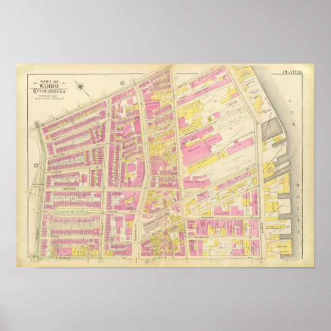 Karta i Boston 8 Poster (Framsidan)