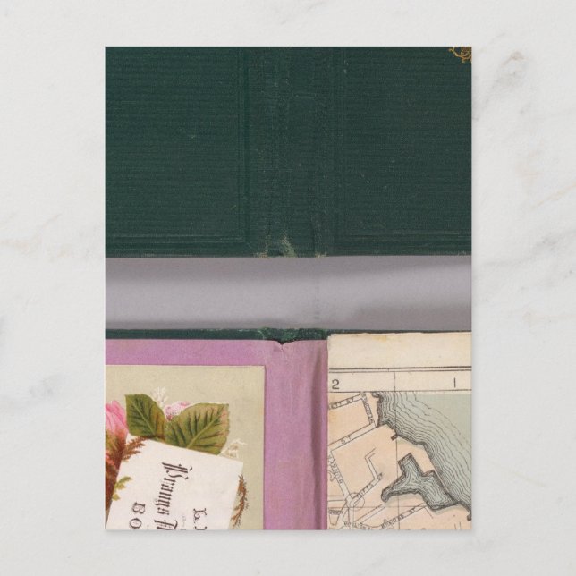 Karta i Boston Vykort (Framsida)