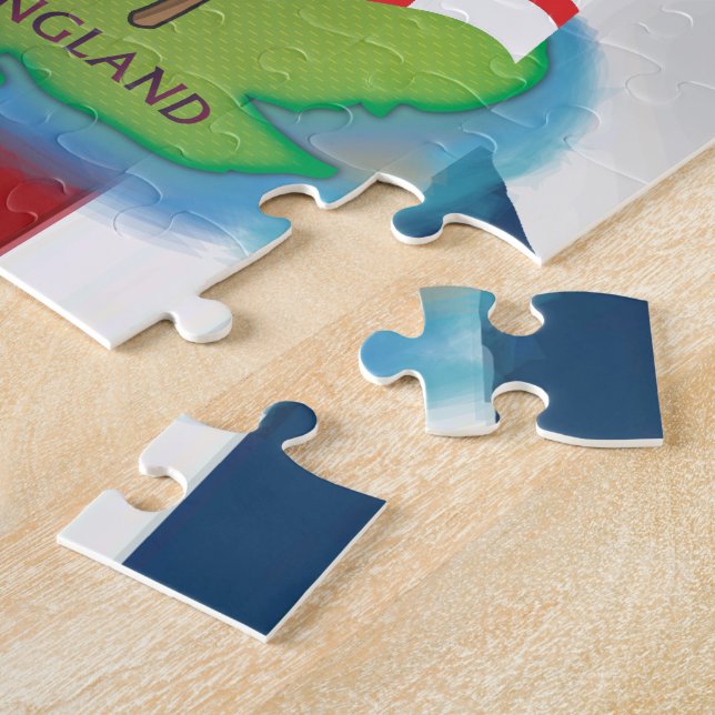 Karta i British Isles tecknad Pussel (Sidan)