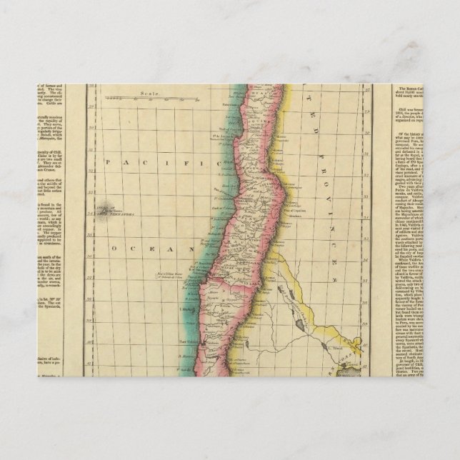 Karta i Chili Vykort (Framsida)