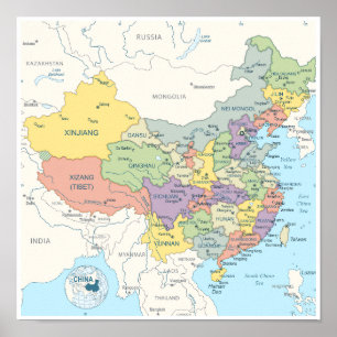 KARTA i CHINAN Poster