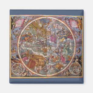 Karta i Christian Constellations, södra Himlar Magnet