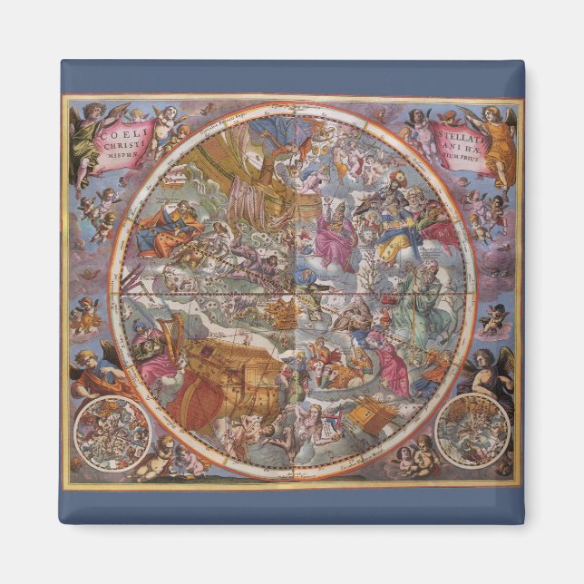 Karta i Christian Constellations, södra Himlar Magnet (Framsidan)