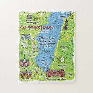 Karta i Cooperstown Puzzle, 250 delarare Pussel