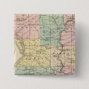 Karta i Crawford County, delstaten Wisconsin Knapp