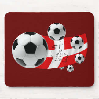 Karta i Danmark 2012: fotboll älskare flagga och b Musmatta
