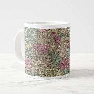 Karta i delstaten Colorado Jumbo Mugg