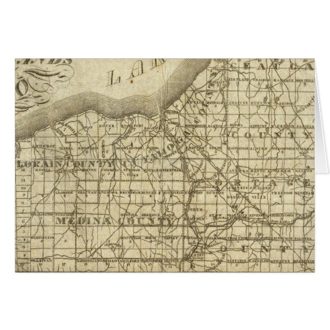 Karta i den Westernare reserven Hälsningskort (Framsidan Horizontal)