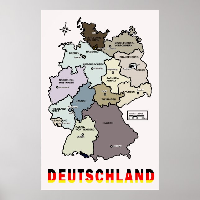 KARTA i DEUTSCHLAND Poster (Framsidan)