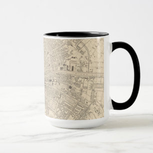 Karta i Dublin, Irland Mugg