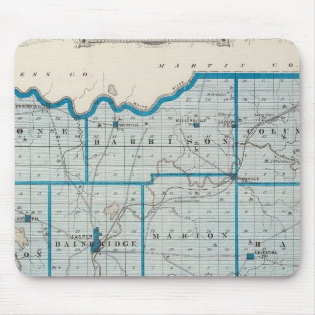 Karta i Dubois län Musmatta (Framsidan)