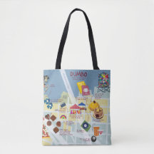 Karta i Dumbo Brooklyn New York Tote Bag