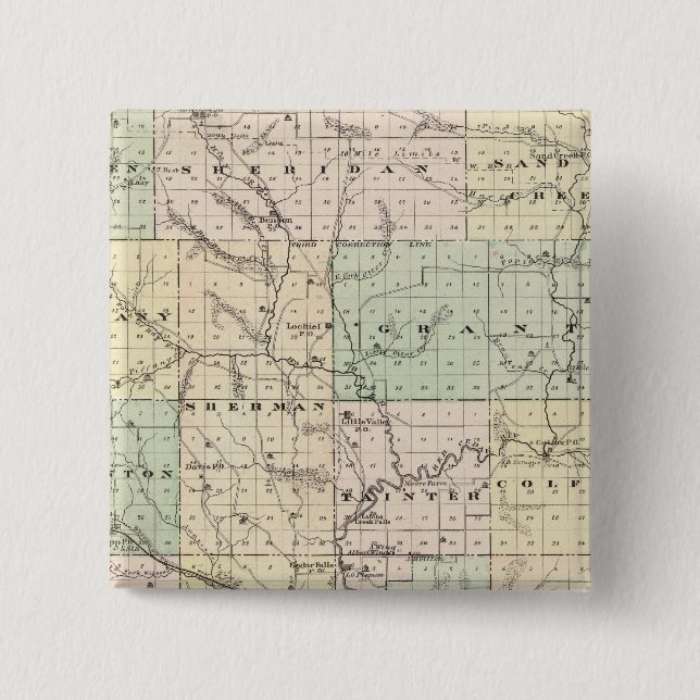 Karta i Dunn County, delstaten Wisconsin Knapp (Framsida)
