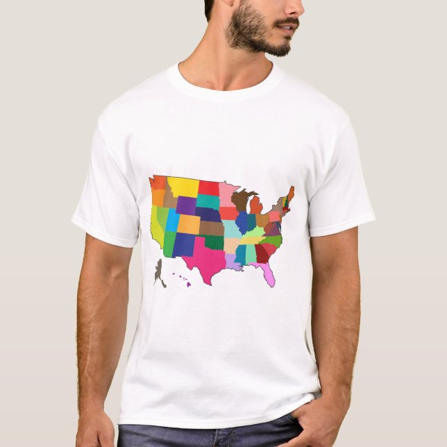KARTA i FÄRG T Shirt (Framsida)