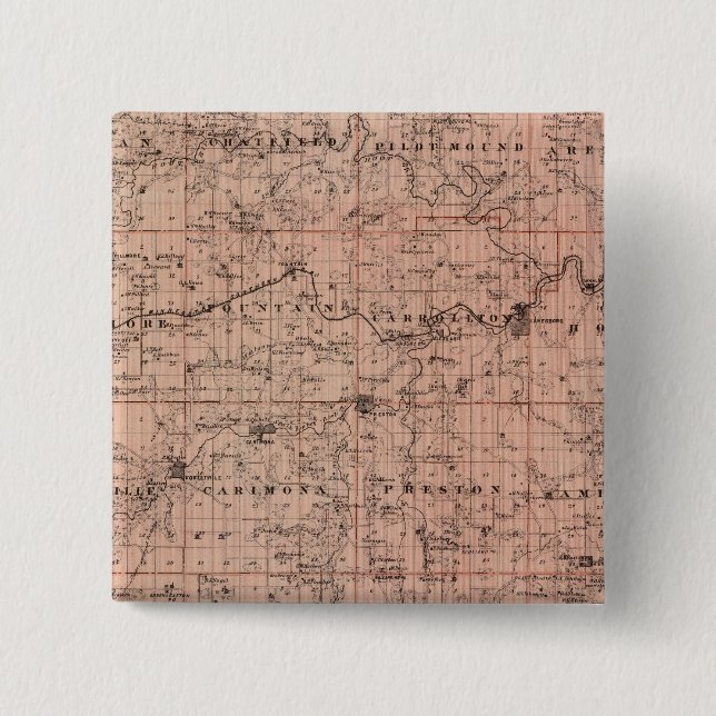 Karta i Fillmore County, Minnesota Knapp (Framsida)