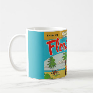 Karta i Florida Mugg
