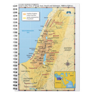 Karta i Förenade Israel Anteckningsbok