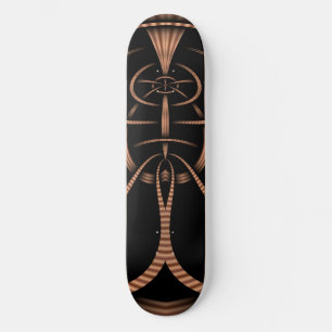 Karta i Gnarly-halvledningen Old School Skateboard Bräda 18 Cm