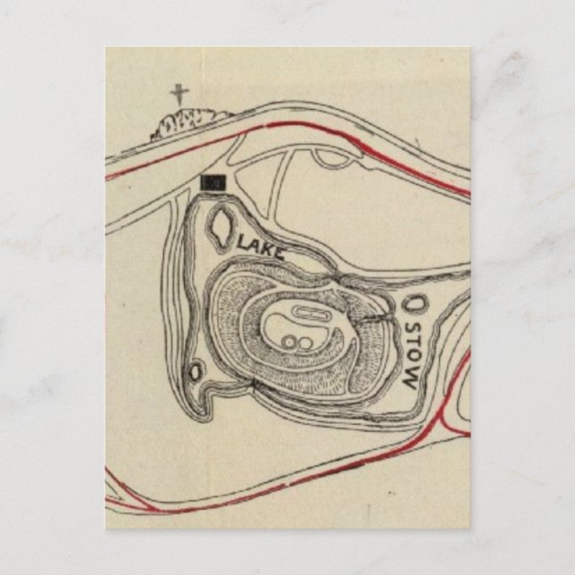 Karta i Golden Grind Park Vykort (Framsida)