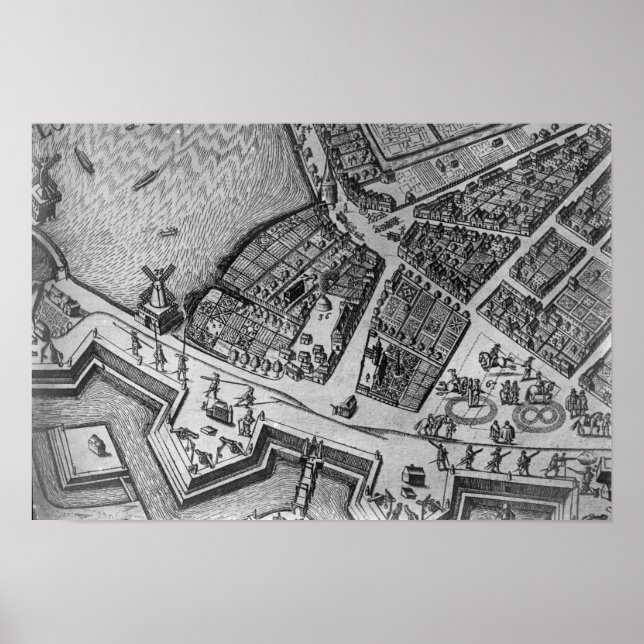 Karta i Hamburg Poster (Framsidan)