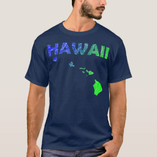 Karta i Hawaii med texten bl. T Shirt