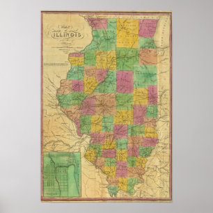 Karta i Illinois 2 Poster
