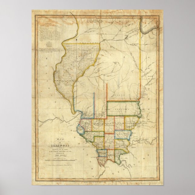 Karta i Illinois 3 Poster (Framsidan)