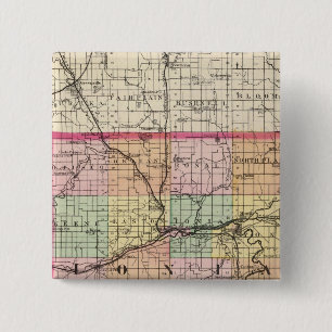 Karta i Ionia County, Michigan Knapp