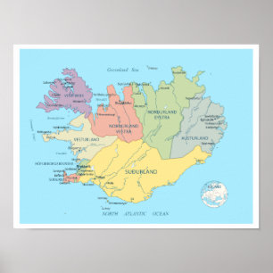 KARTA i ISLANDET Poster